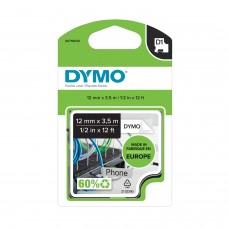 DYMO D1 Durable Nylon Tape 12mm x 3.5m / black on red (S0718040 / 16957)