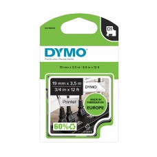 DYMO D1 Durable Nylon Tape 19mm x 3.5m / black on red (S0718050)