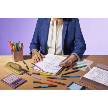 Flomasteriai Papermate Flair | galiukas medium (0,7 mm) | metallic | 12 vnt. - 2137362 Flomasteriai Papermate Flair | galiukas medium (0,7 mm) | metallic | 12 vnt. - 2137362