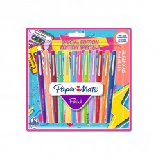 Flamastry Paper Mate Flair Retro Mix | końcówka medium (0,7 mm) | 12 sztuk - 2180627