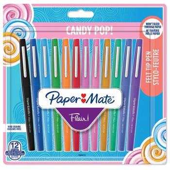 Tušinukų rinkinys piešimui PaperMate Flair Candy Pop 12 - 1985616