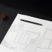 ROtring 600 dāvanu komplekts ar mīkstu futrāli un piezīmju grāmatu | Automātiskais zīmulis | Melna - 2224710