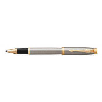 Parker IM Brushed Metal GT Pildspalva komplekts pelēkā kastītē ar lenti un dāvanu maisiņu Parker IM Brushed Metal GT Pildspalva komplekts pelēkā kastītē ar lenti un dāvanu maisiņu