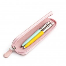 Parker Jotter Originals Mint un Yellow Lodīšu pildspalvu dāvanu komplekts ar rozā apvalku