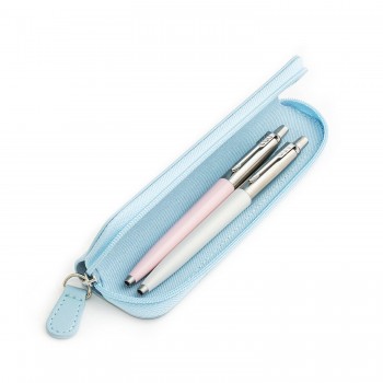 Parker Jotter Originals Pearl un Pink Lodīšu pildspalvu dāvanu komplekts ar zilu korpusu