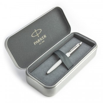 Parker Jotter Originals Pearl Lodīšu pildspalvu dāvanu komplekts metāla kastītē
