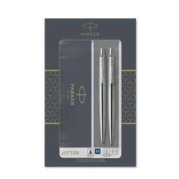 Komplekts Parker: Mehāniskais zīmulis + Lodīšu pildspalva Jotter Stainless Steel CT - 2093256 Komplekts Parker: Mehāniskais zīmulis + Lodīšu pildspalva Jotter Stainless Steel CT - 2093256