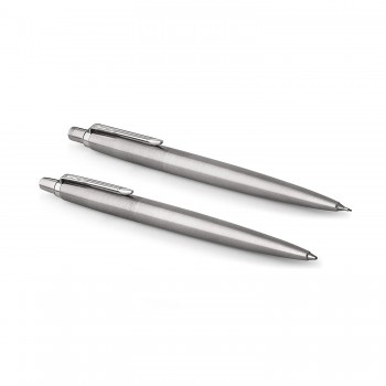 Komplekts Parker: Mehāniskais zīmulis + Lodīšu pildspalva Jotter Stainless Steel CT - 2093256