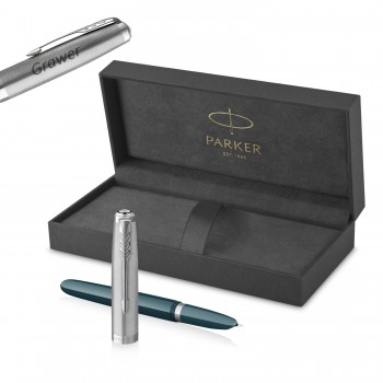Parker 51 Teal Blue CT (F) plunksnakotis - 2123506 su graviravimu
