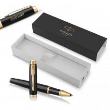 Parker IM Black GT Tušinukas su dangteliu ir graviravimu