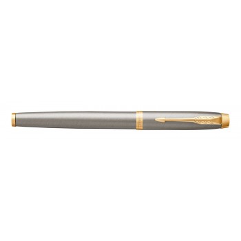 Parker IM Brushed Metal GT (F) Plunksnakotis su graviravimu Parker IM Brushed Metal GT (F) Plunksnakotis su graviravimu