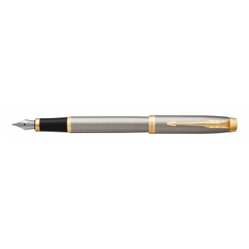 Parker IM Brushed Metal GT (M) Plunksnakotis su graviravimu Parker IM Brushed Metal GT (M) Plunksnakotis su graviravimu