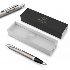 Parker IM Essential Stainless Steel CT tušinukas su graviravimu / Dėžutė