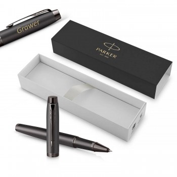 Parker IM Monochrome Bronze Tušinukas su dangteliu ir graviravimu