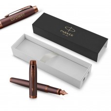 Parker IM Professionals Monochrome Burgundy (F) Plunksnakotis su graviravimu