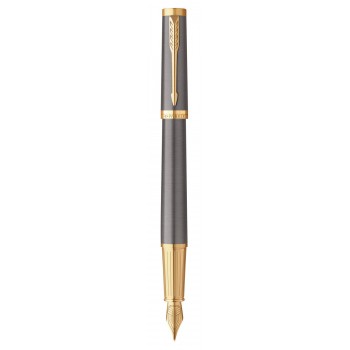Parker Ingenuity Grey GT F tintes pildspalva ar gravējumu