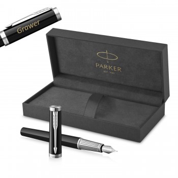 Parker Ingenuity juodos spalvos plunksnakotis CT su graviravimu