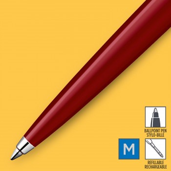 Parker Jotter Originals Raudonas tušinukas ir graviravimu Parker Jotter Originals Raudonas tušinukas ir graviravimu
