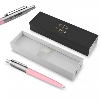 Parker Jotter Originals rausvas PINK tušinukas ir graviravimu