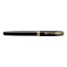 Parker Sonnet Black Lacquer GT plunksnakotis (M plieno plunksna) su graviravimu