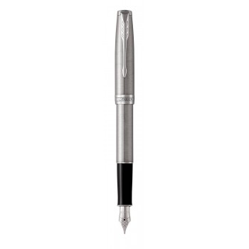 Parker Sonnet nerūsējošā tērauda CT (F) tintes pildspalva un gravējumu