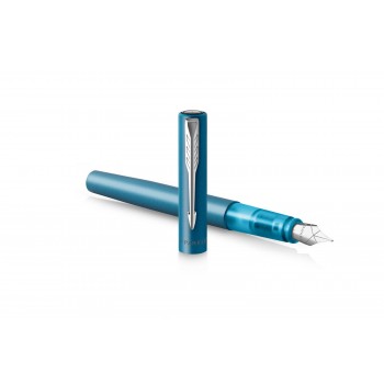 Parker Vector XL Teal (M) Tintes pildspalva ar gravējumu
