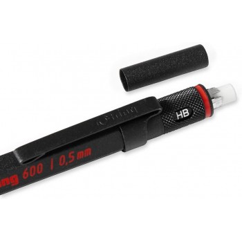 Rotring 600 0,5 Black Automatinis pieštukas su graviravimu Rotring 600 0,5 Black Automatinis pieštukas su graviravimu