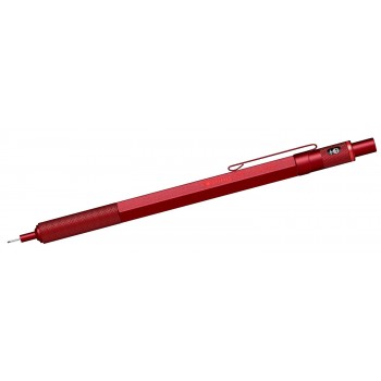 Rotring 600 0,5 Red Automātiskais zīmulis ar gravējumu