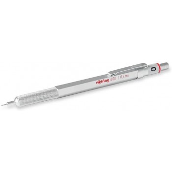 Rotring 600 0,5 Silver Automātiskais zīmulis ar gravējumu