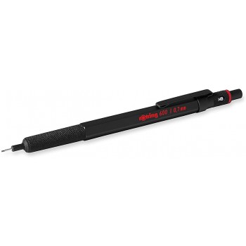 Rotring 600 0,7 Black Automatinis pieštukas su graviravimu Rotring 600 0,7 Black Automatinis pieštukas su graviravimu