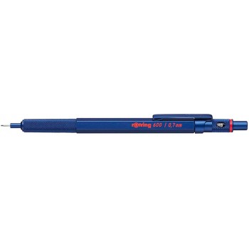 Rotring 600 0,7 Blue Automātiskais zīmulis ar gravējumu