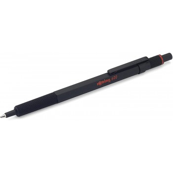 Rotring 600 M Black lodīšu pildspalva ar gravējumu