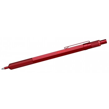 Rotring 600 M Red lodīšu pildspalva ar gravējumu