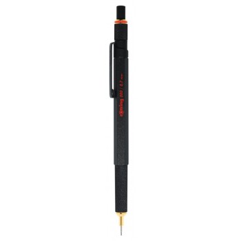 Rotring 800 0,7 Black Automātiskais zīmulis ar gravējumu