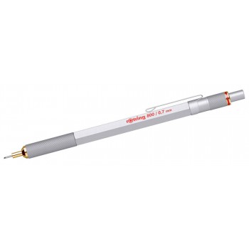 Rotring 800 0,7 Silver Automatinis pieštukas su graviravimu Rotring 800 0,7 Silver Automatinis pieštukas su graviravimu