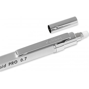 Rotring Rapid Pro Precision 0,7 Silver Pieštukas su graviravimu Rotring Rapid Pro Precision 0,7 Silver Pieštukas su graviravimu