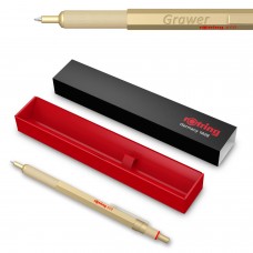 Rotring RO 600 profesionalus metalinis rašiklis, auksinis su graviravimu