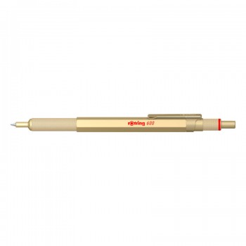 Rotring RO 600 Professional Gold metāla lodīšu pildspalva ar gravējumu