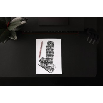 Rotring RO 600 Professional Rose Gold metāla lodīšu pildspalva ar gravējumu