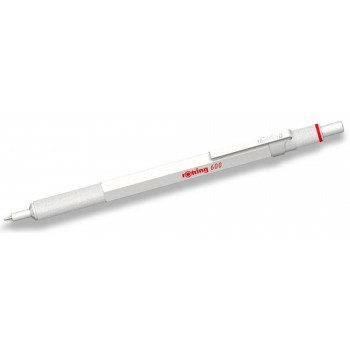 Rotring RO 600 Professional White Pearl metāla lodīšu pildspalva ar gravējumu