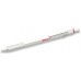 Rotring RO 600 Professional White Pearl metāla lodīšu pildspalva ar gravējumu