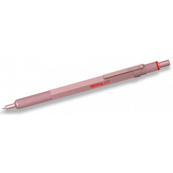 Rotring RO 600 profesionalus metalinis rašiklis, rožinio aukso spalvos, su graviravimu