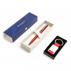 Waterman Allure Red Matte Tušinukas su raktų žiedu ir graviravimu Waterman Allure Red Matte Tušinukas su raktų žiedu ir graviravimu