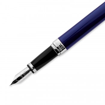 Waterman Exception Slim Lak Blue ST (F) rašiklis su graviravimu