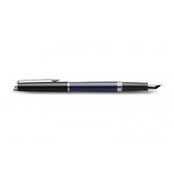 Waterman Hémisphère Black-Blue CT (M) tintes pildspalva – 2202848 ar gravējumu