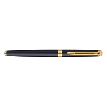 Waterman Hémisphère Laka Matte Black GT tintes pildspalva ar gravējumu