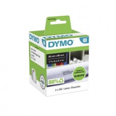 DYMO S0722400 Etiketės 89 x 36mm (2x260 vnt.)