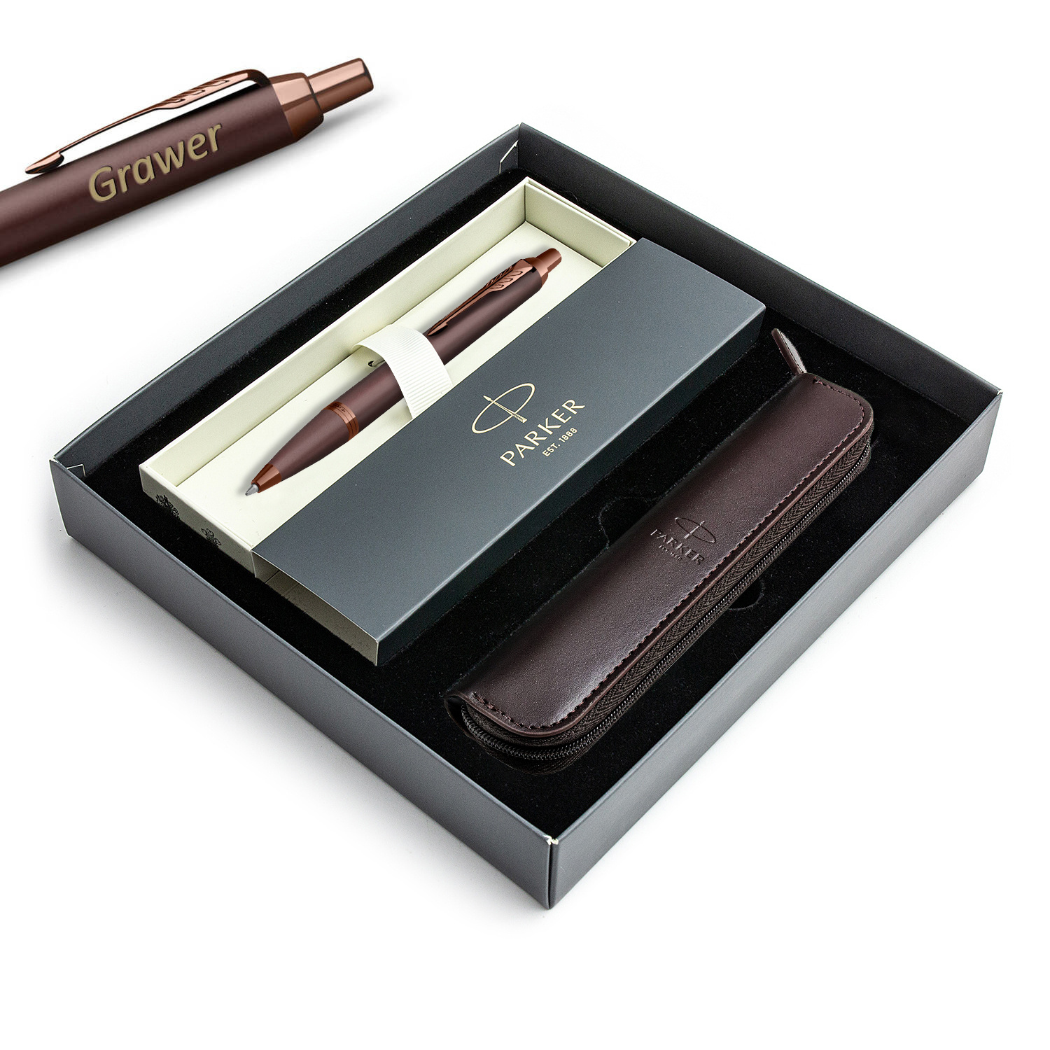 Parker IM Professionals Monochrome Burgundy lodīšu